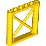 Lego nosník 1x6x5, žlutá (4539435, 6057479)